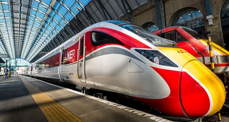 Image showing LNER Azuma train at London Kings Cross