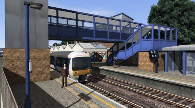 Image showing screenshot of the London - Aylesbury extension for the Chiltern Main Line route