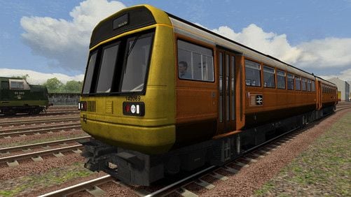 Image showing screenshot of a free repaint of the Class 142 Diesel Multiple Unit Pack DLC available from DPSimulation