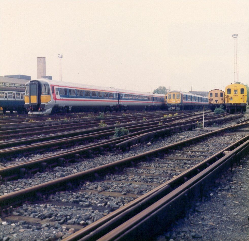 Image showing a class 442 on test pictured at Wimbledon depot in early 1988