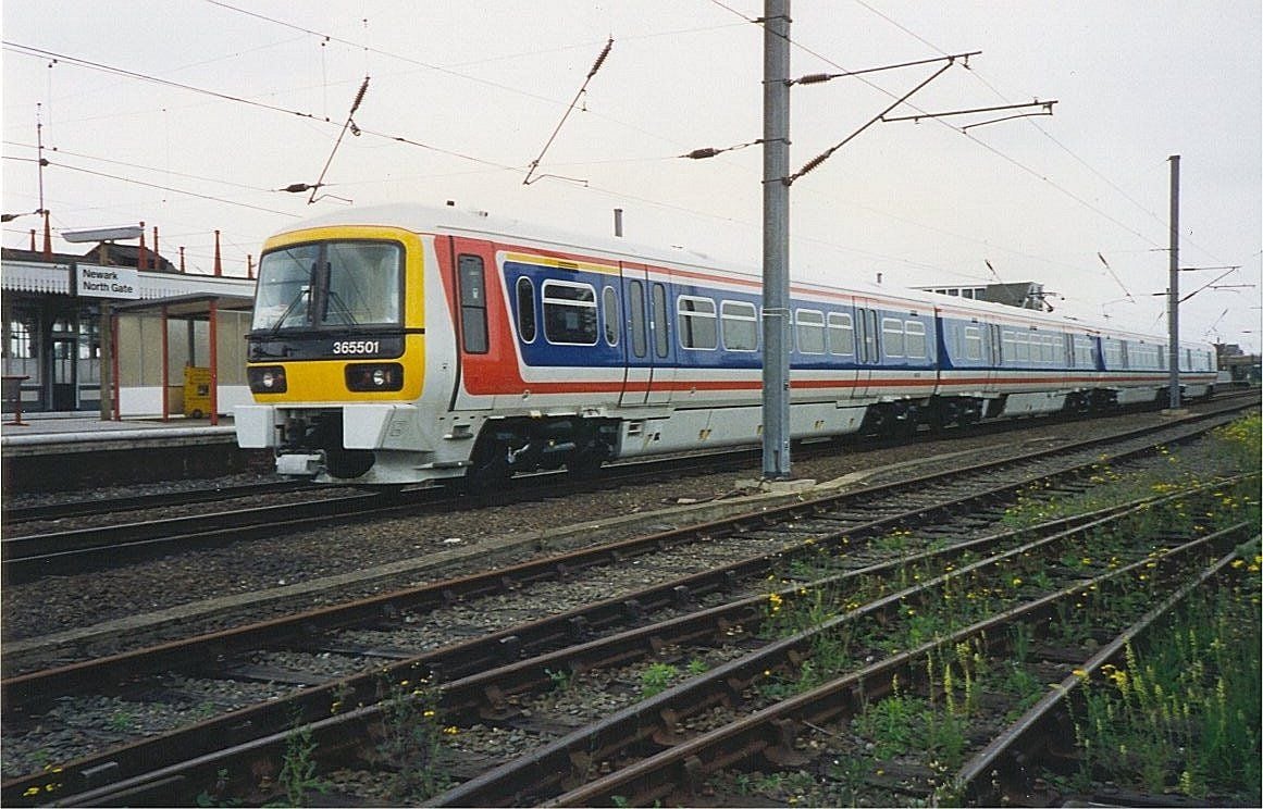 Image showing 365501 standing at Newark en route to York