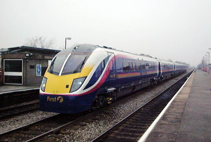 Image showing 180101 on 21st December 2000 in the middle road at South Ruislip on the former GW/GC Joint Line