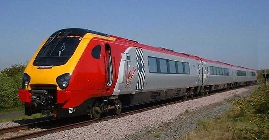 Image showing 220003 undergoing commissioning tests on the Monk Bretton branch in the spring of 2001