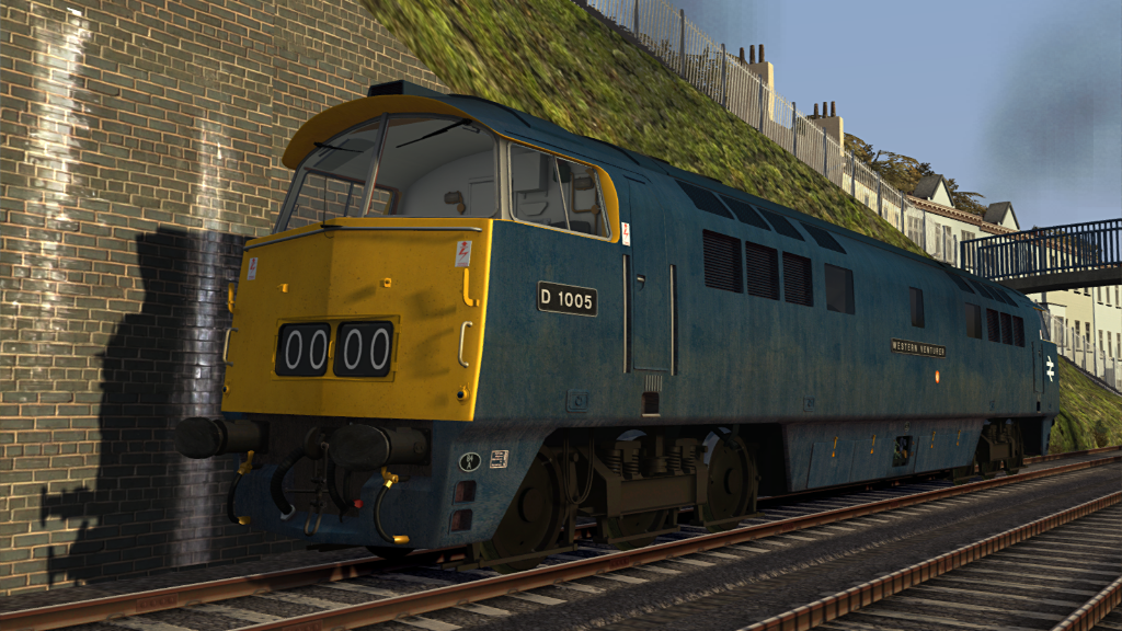 Image showing screenshot of a Class 52 locomotive as seen in the Armstrong Powerhouse Class 52 Pro Sound Pack