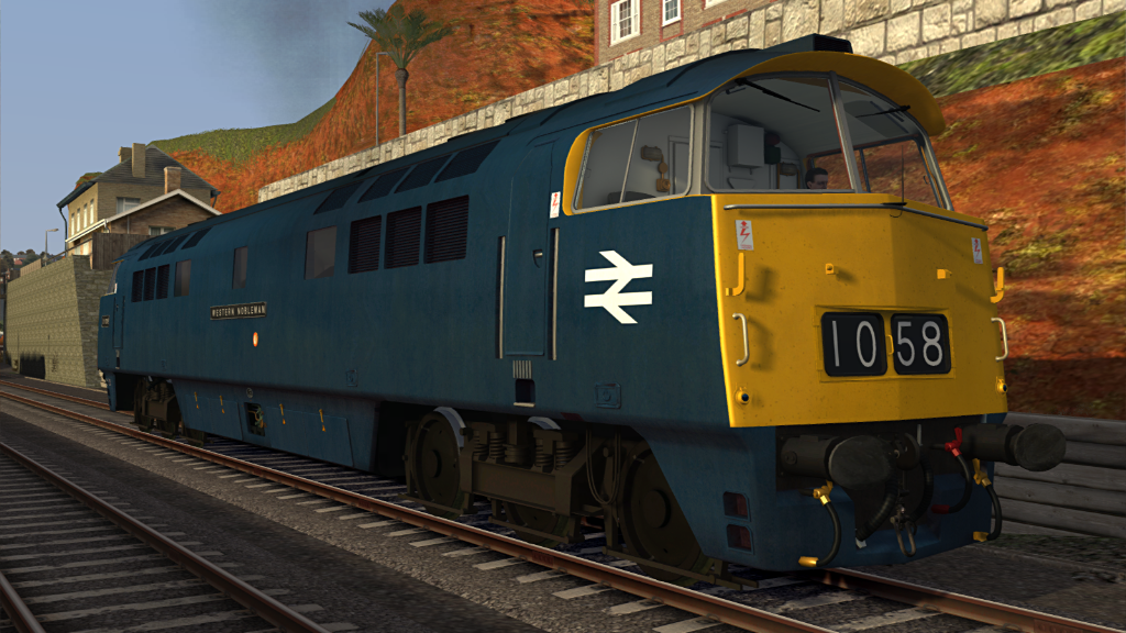 Image showing screenshot of a Class 52 locomotive as seen in the Armstrong Powerhouse Class 52 Pro Sound Pack