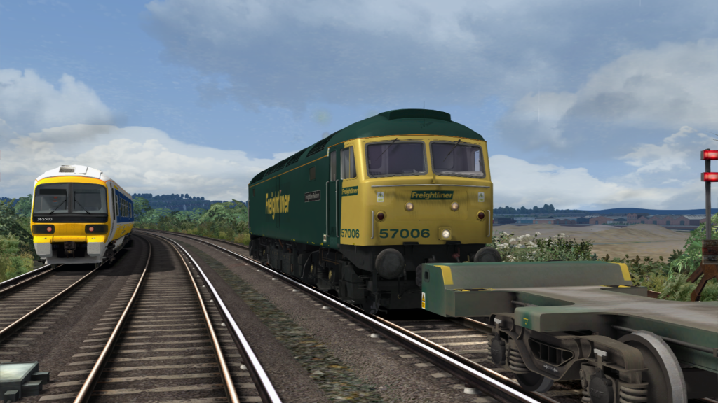 Image showing screenshot of a Class 57 locomotive as seen in the Armstrong Powerhouse Class 57 Pro Sound Pack