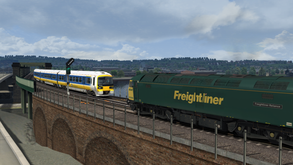 Image showing screenshot of a Class 57 locomotive as seen in the Armstrong Powerhouse Class 57 Pro Sound Pack