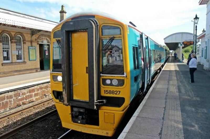 Image showing Arriva Trains Wales Class 158 train