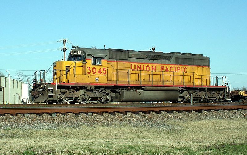 Image showing Union Pacific Railroad 3045, EMD SD40-2