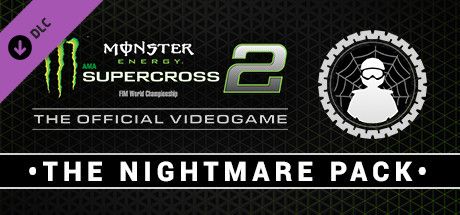 Clickable image taking you to the Steam store page for the Nightmare Pack DLC for Monster Energy Supercross - The Official Videogame 2