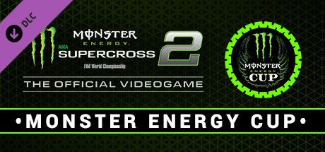 Clickable image taking you to the Steam store page for the Monster Energy Cup DLC for Monster Energy Supercross - The Official Videogame 2