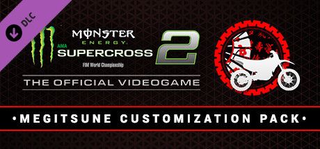 Clickable image taking you to the Steam store page for the Megitsune Customization Pack DLC for Monster Energy Supercross - The Official Videogame 2