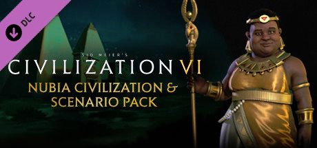 Clickable image taking you to the Indiegala store page for the Nubia Civilization & Scenario Pack DLC for Sid Meierâ€™s CivilizationÂ® VI