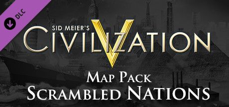 Clickable image taking you to the Green Man Gaming store page for the Scrambled Nations Map Pack DLC for Sid Meierâ€™s CivilizationÂ® V