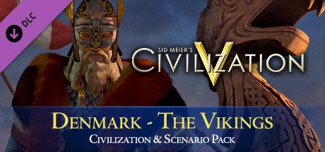 Clickable image taking you to the Indiegala store page for the Civ and Scenario Pack: Denmark (The Vikings) DLC for Sid Meierâ€™s CivilizationÂ® V