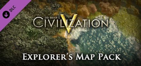 Clickable image taking you to the Indiegala store page for the Explorerâ€™s Map Pack DLC for Sid Meierâ€™s CivilizationÂ® V