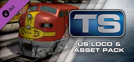 Clickable image taking you to the DPSimulation page for the US Loco & Asset Pack DLC for Train Simulator