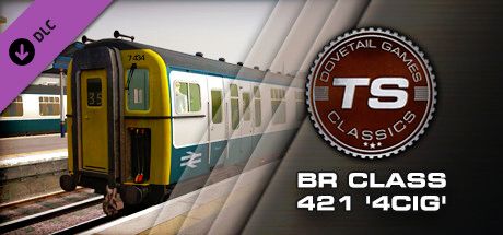 Clickable image taking you to the DPSimulation page for the BR Class 421 '4CIG' Loco DLC for Train Simulator