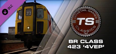 Clickable image taking you to the DPSimulation page for the BR Class 423 â€˜4VEPâ€™ EMU Add-On DLC for Train Simulator
