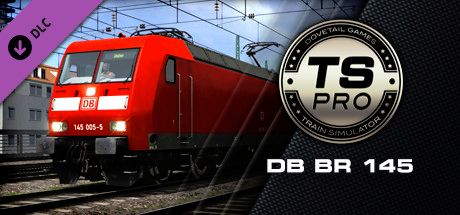 Clickable image taking you to the DPSimulation page for the DB BR 145 Loco Add-On DLC for Train Simulator