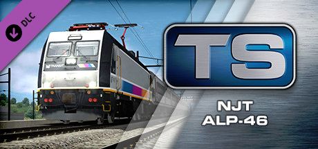 Clickable image taking you to the DPSimulation page for the NJ TRANSITÂ® ALP-46 Loco Add-On DLC for Train Simulator