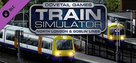 Clickable image taking you to the DPSimulation page for the North London & Goblin Lines Add-On DLC for Train Simulator