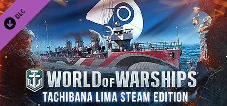 Clickable image taking you to the Steam store page for the Tachibana Lima Steam Edition DLC for World of Warships