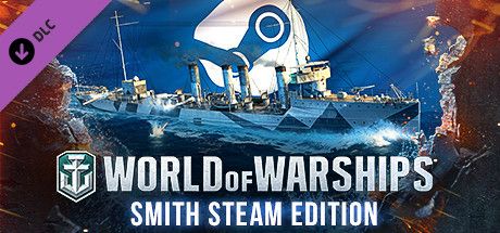 Clickable image taking you to the Steam store page for the Smith Steam Edition DLC for World of Warships