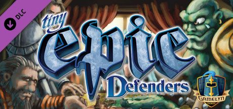 Clickable image taking you to the Steam store page for the Tiny Epic Defenders DLC for Tabletop Simulator
