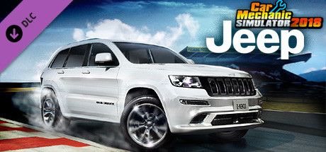 Clickable image taking you to the Steam store page for the Jeep DLC for Car Mechanic Simulator 2018