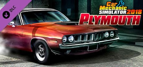 Clickable image taking you to the Steam store page for the Plymouth DLC for Car Mechanic Simulator 2018