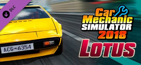 Clickable image taking you to the Steam store page for the Lotus DLC for Car Mechanic Simulator 2018