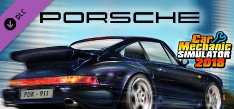 Clickable image taking you to the Steam store page for the Porsche DLC for Car Mechanic Simulator 2018