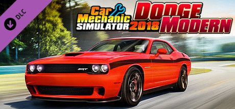 Clickable image taking you to the Steam store page for the Dodge Modern DLC for Car Mechanic Simulator 2018