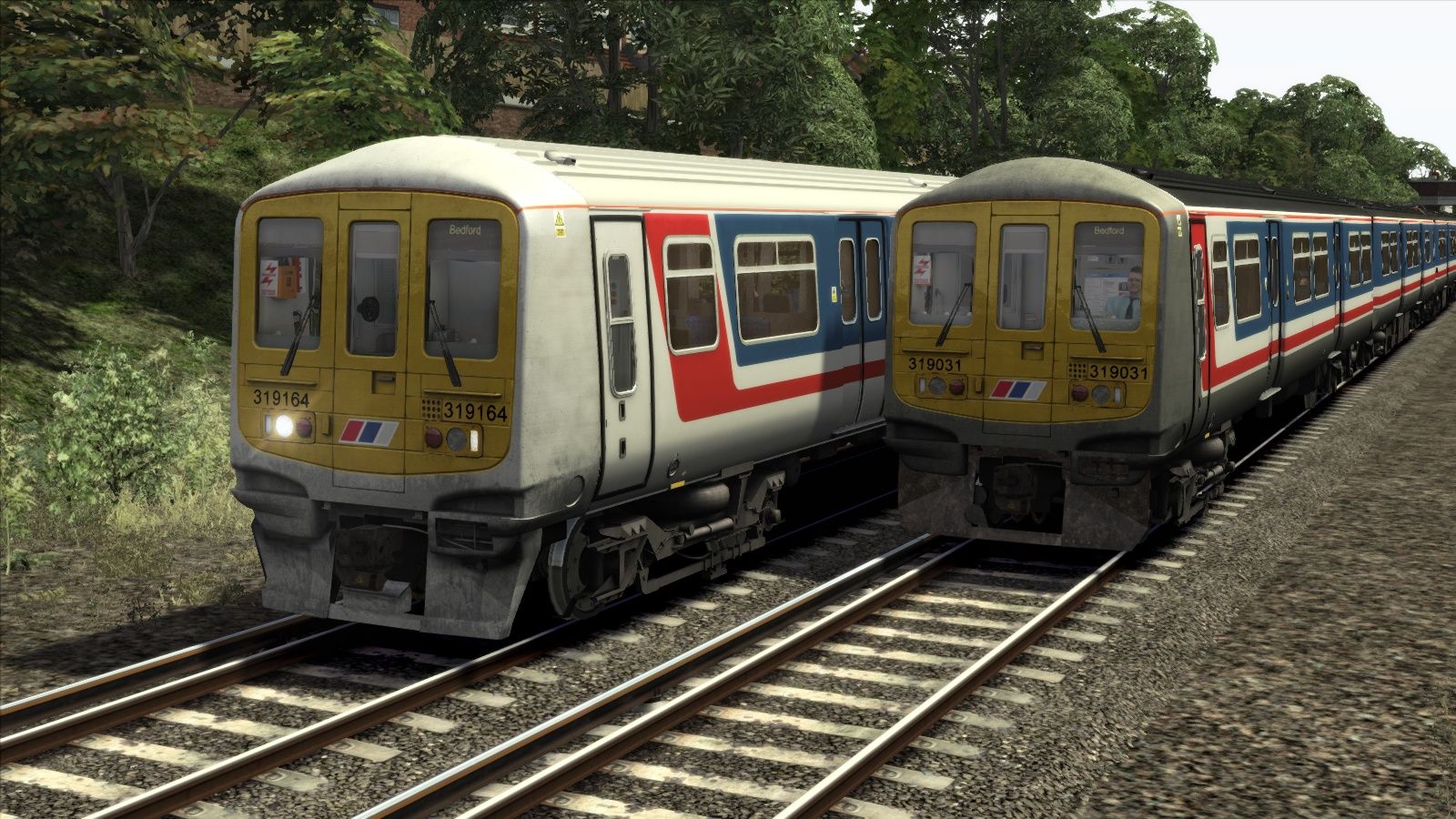 Image showing screenshot of the Network South East Class 319 Add-on Livery on the TS Marketplace