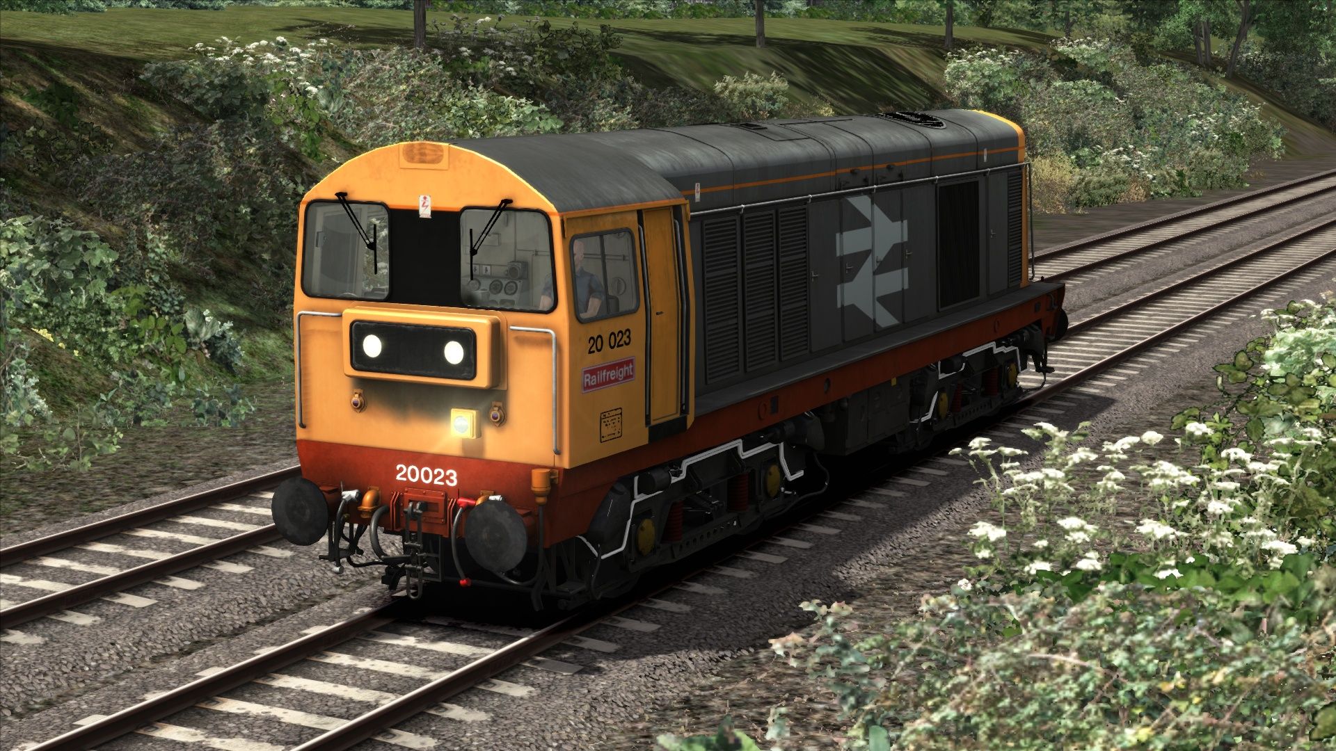 Image showing screenshot of the BR Railfreight Class 20 Add-On Livery on the TS Marketplace