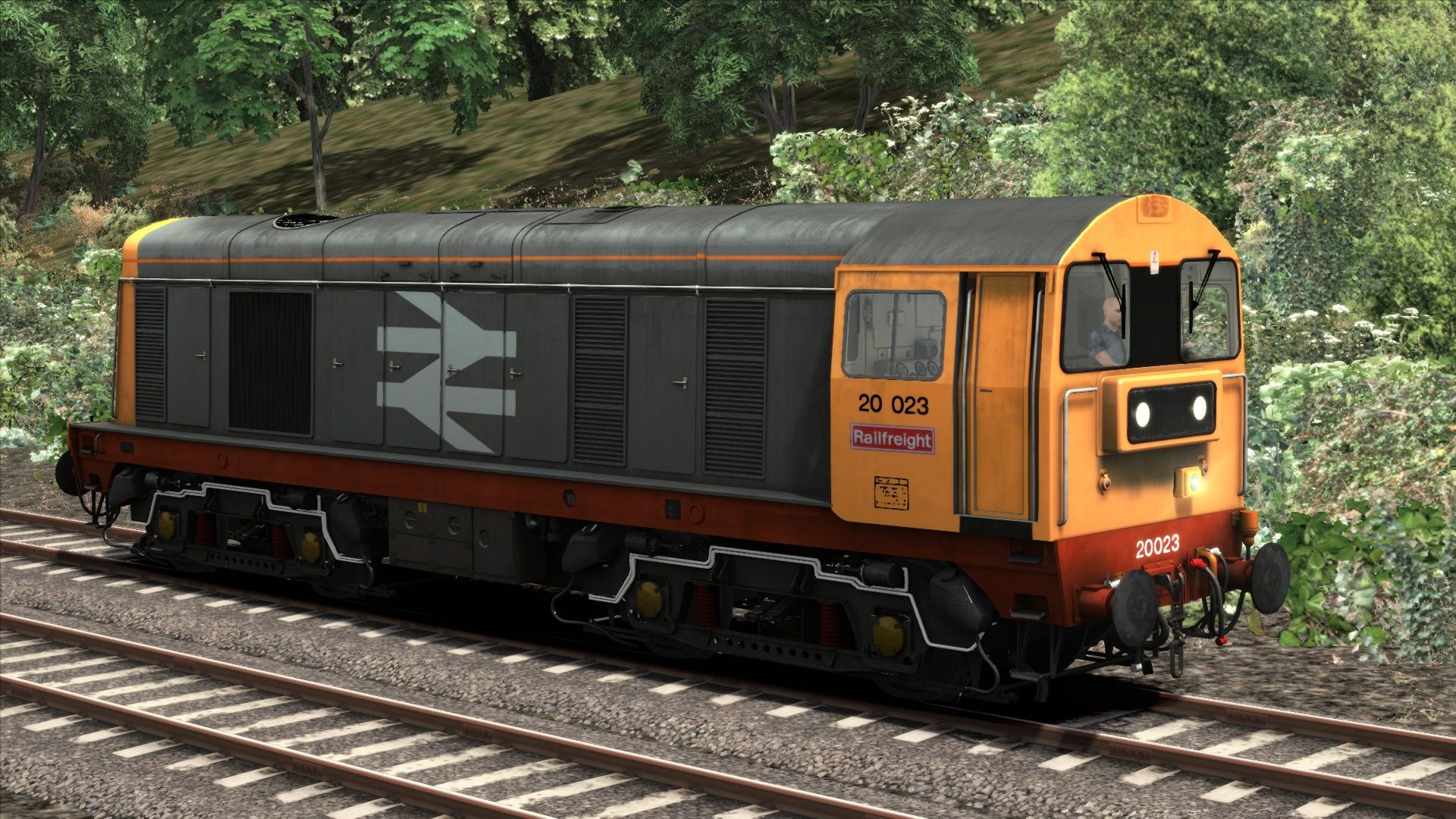 Image showing screenshot of the BR Railfreight Class 20 Add-On Livery on the TS Marketplace
