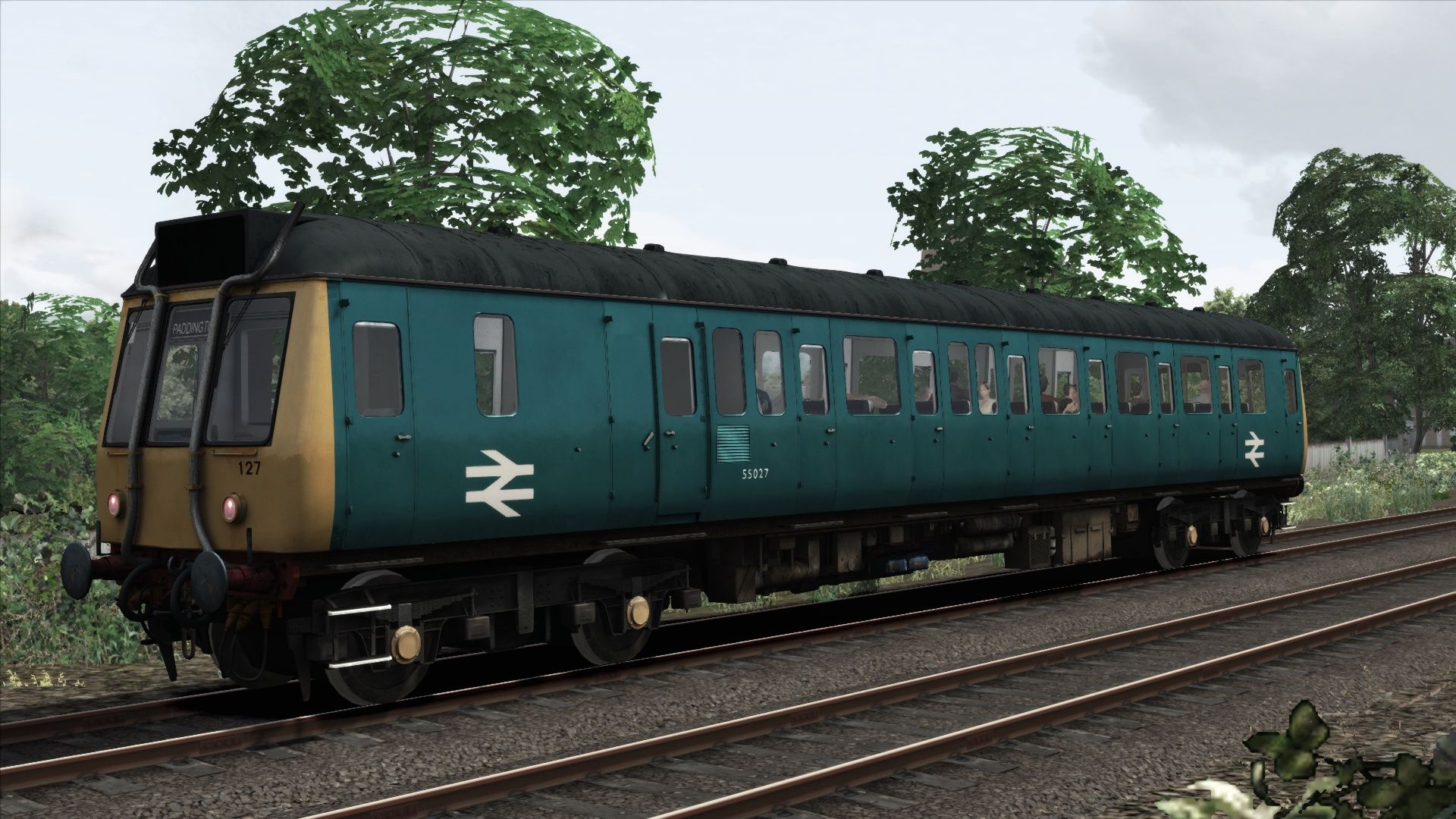 Image showing screenshot of the BR Blue Class 121 Add-On Livery on the TS Marketplace