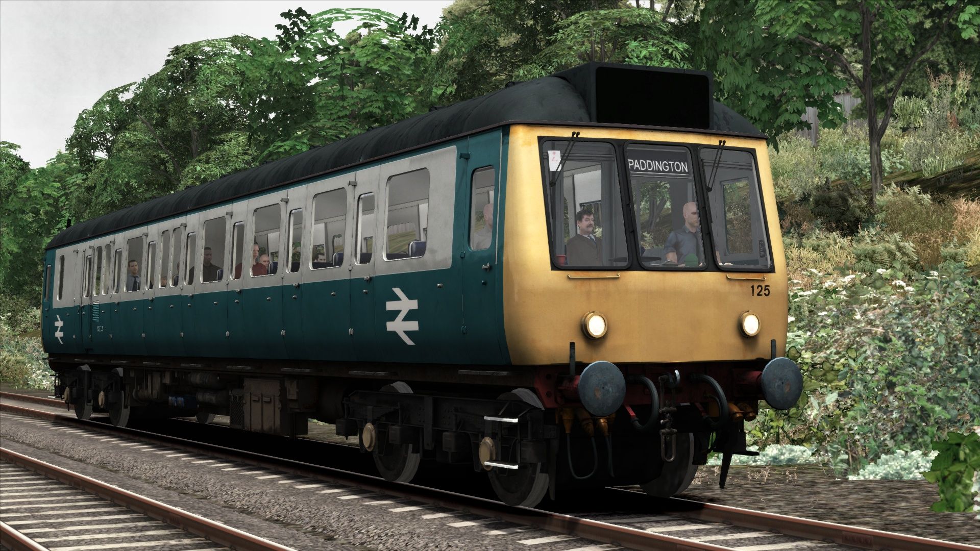 Image showing screenshot of the BR Blue/Grey Class 121 Add-On Livery on the TS Marketplace