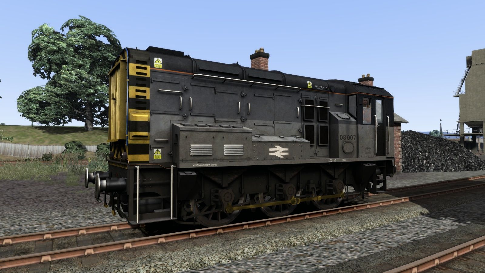 Image showing screenshot of the Class 08 Triple Grey Livery Add-On on the TS Marketplace