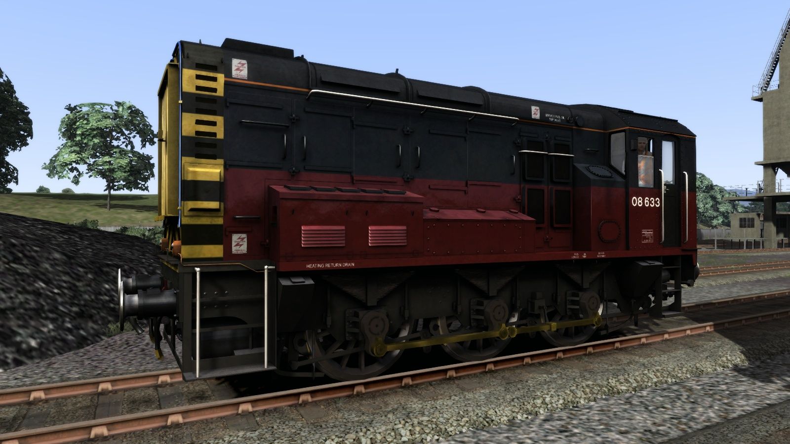 Image showing screenshot of the Class 08 RES Add-On Livery on the TS Marketplace
