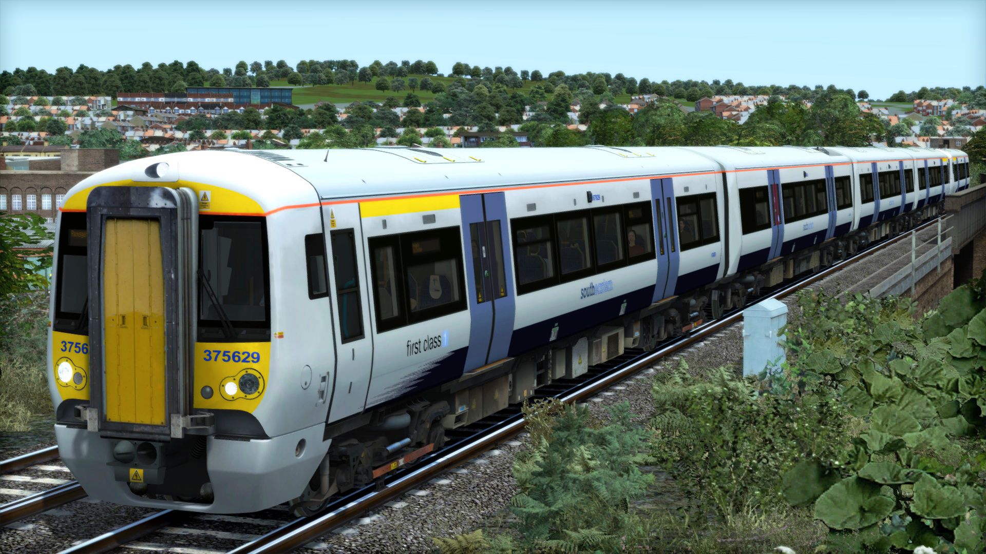 Image showing screenshot of the Class 375 Southeastern Livery Pack Add-On on the TS Marketplace