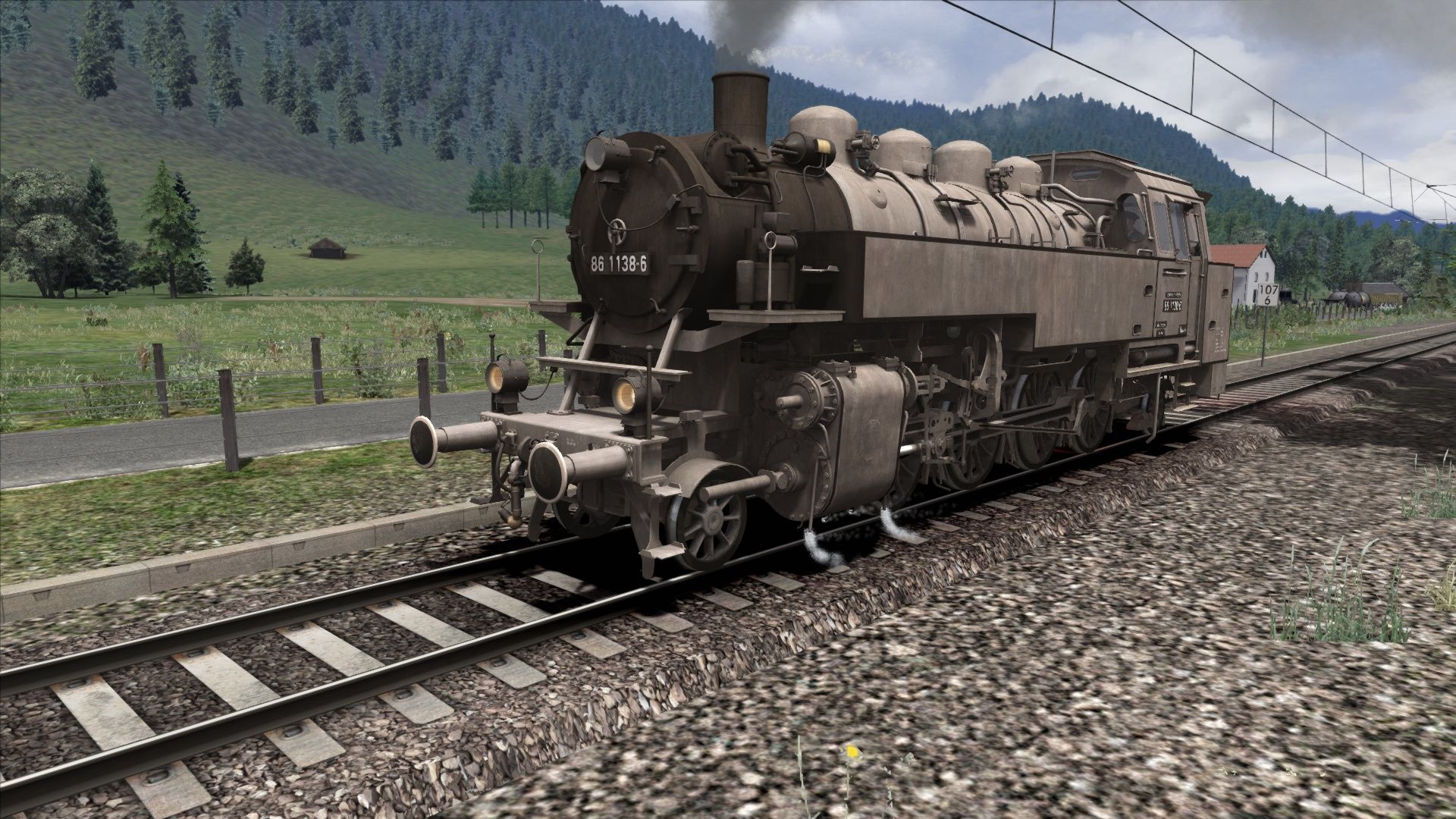 Image showing screenshot of the DRG BR 86 Grey Livery Pack Add-On on the TS Marketplace