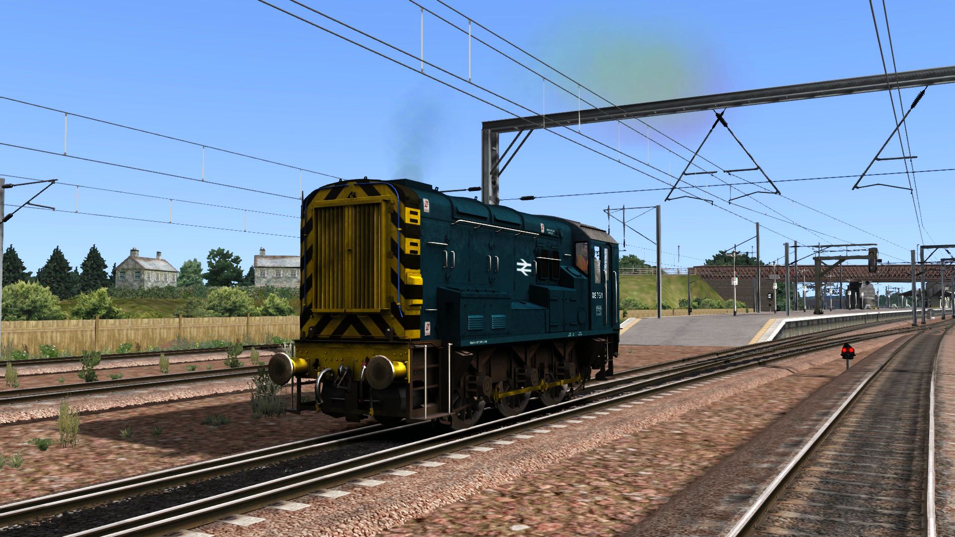 Image showing screenshot of the BR Blue Class 08 Add-on Livery on the TS Marketplace