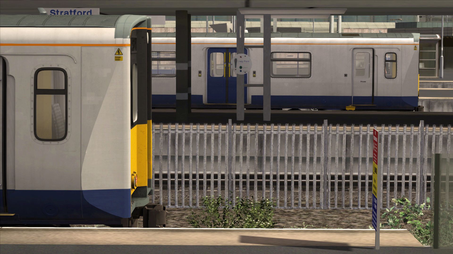 Image showing screenshot of the TfL Rail BR Class 315 EMU Livery Add-On on the TS Marketplace