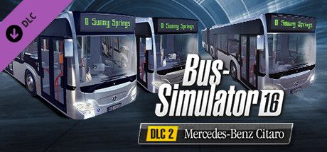 Clickable image taking you to the Green Man Gaming store page for the Mercedes-Benz Citaro Pack DLC for Bus Simulator 16