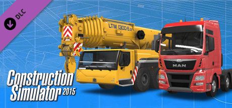 Clickable image taking you to the Green Man Gaming store page for the Liebherr LTM 1300 6.2 DLC for Construction Simulator 2015