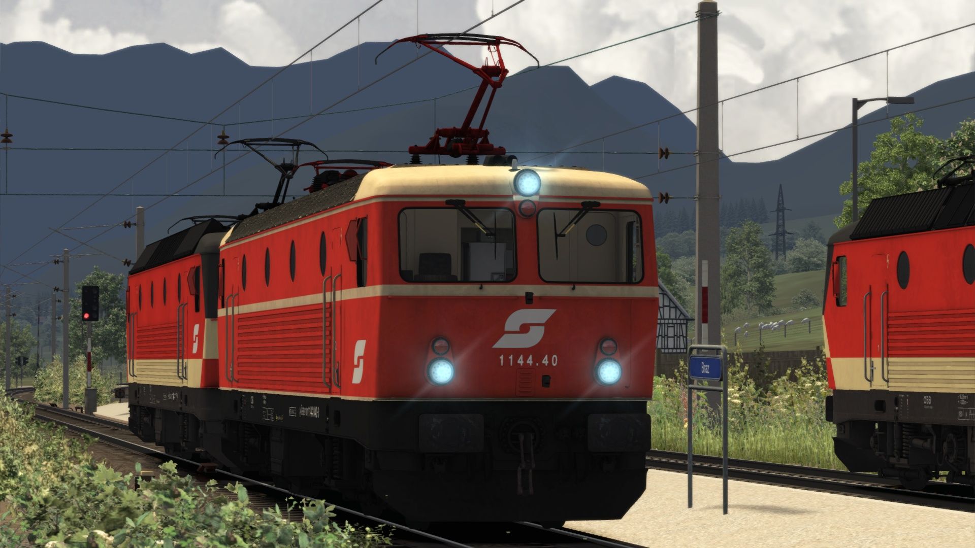 Image showing screenshot of the Ã–BB 1144 Livery Pack Add-On on the TS Marketplace