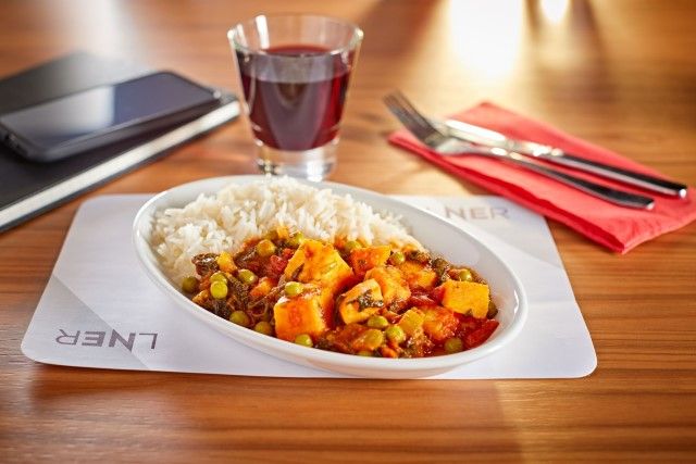 Image showing one of the dishes from the new LNER menu