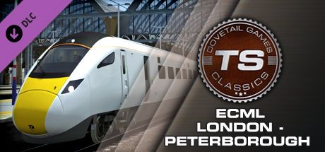 Clickable image taking you to the DPSimulation page for the East Coast Main Line London-Peterborough Route Add-On DLC for Train Simulator